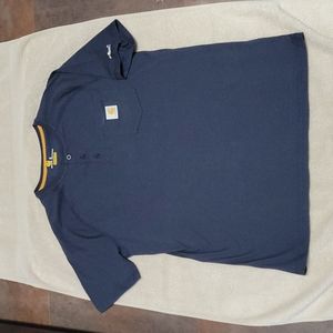 Carhartt  Force navy Henley shirt